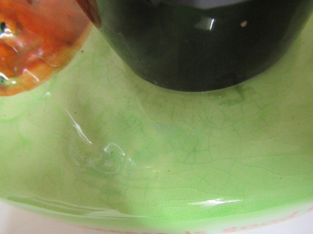 A CARLTONWARE GUINNESS TOUCAN LAMP BASE, mid 20th century, with original parchment type novelty Image