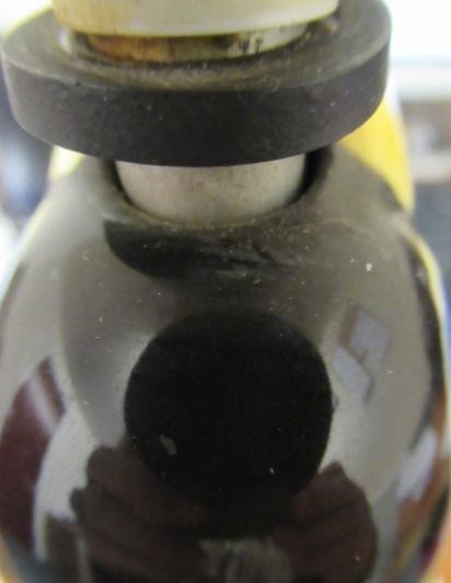 A CARLTONWARE GUINNESS TOUCAN LAMP BASE, mid 20th century, with original parchment type novelty Image