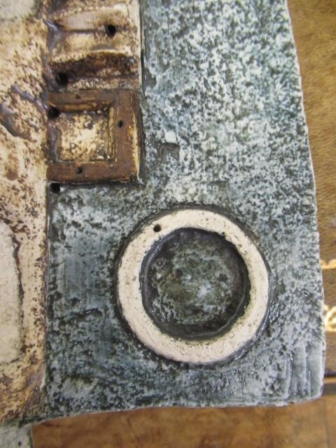 A TROIKA STONEWARE AZTEC FACE MASK Image