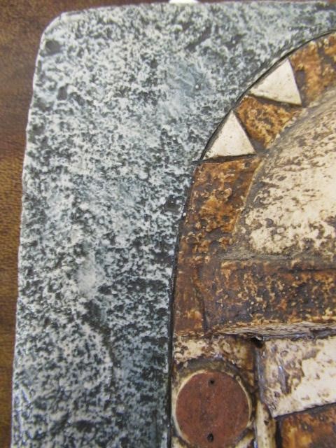 A TROIKA STONEWARE AZTEC FACE MASK Image