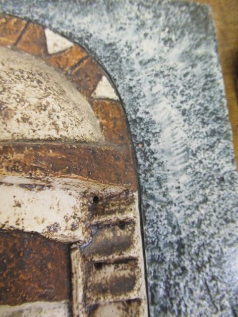 A TROIKA STONEWARE AZTEC FACE MASK Image