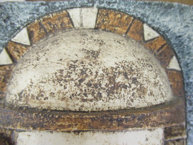 A TROIKA STONEWARE AZTEC FACE MASK Image