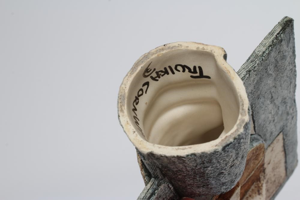 A TROIKA STONEWARE AZTEC FACE MASK Image