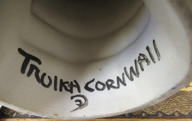 A TROIKA STONEWARE AZTEC FACE MASK Image