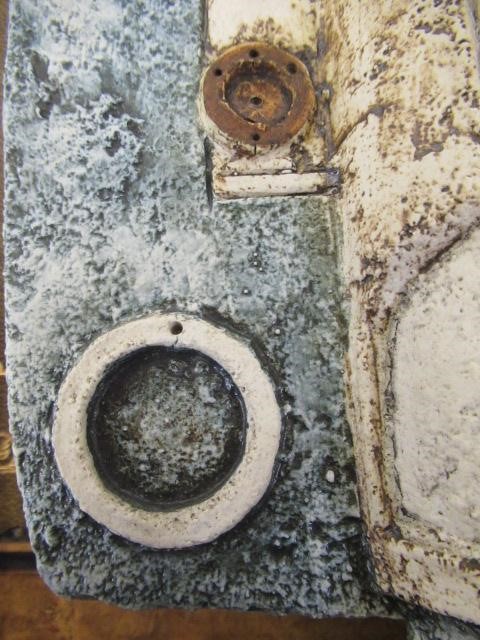 A TROIKA STONEWARE AZTEC FACE MASK Image