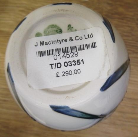 A COLLECTION OF FOUR MOORCROFT POTTERY GINGER JARS AND COVERS, Image