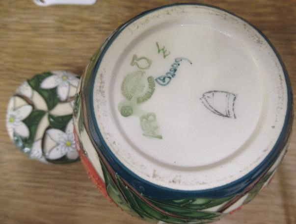 A COLLECTION OF FOUR MOORCROFT POTTERY GINGER JARS AND COVERS, Image