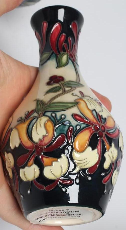 A MOORCROFT POTTERY SMALL BOTTLE VASE Image
