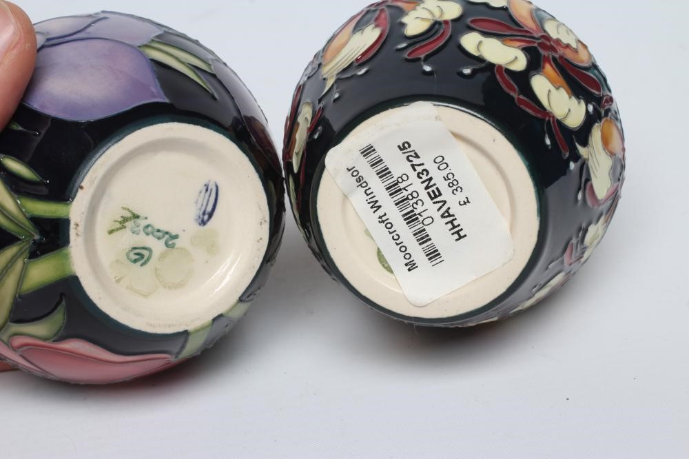 A MOORCROFT POTTERY SMALL BOTTLE VASE Image