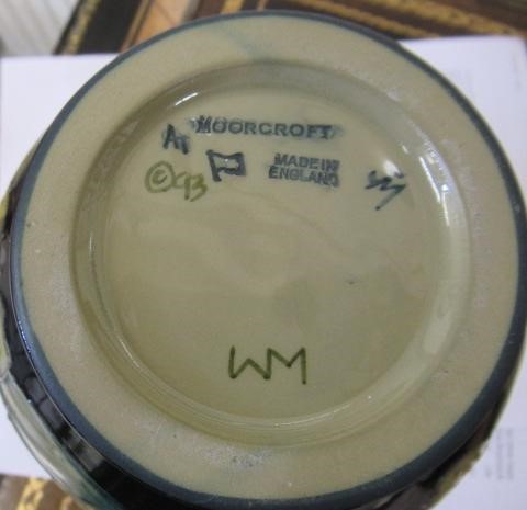 FIVE MOORCROFT POTTERY VASES Image