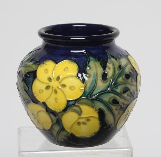 FIVE MOORCROFT POTTERY VASES Image