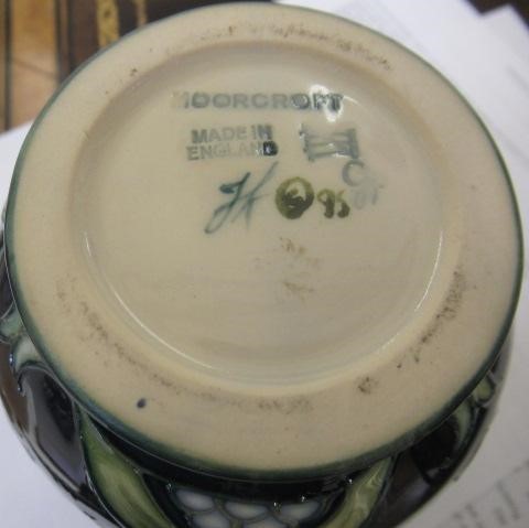 FIVE MOORCROFT POTTERY VASES Image