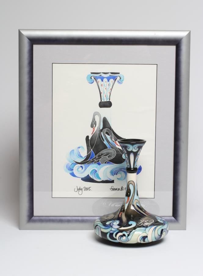 A MOORCROFT POTTERY WADDESDEN VASE Image