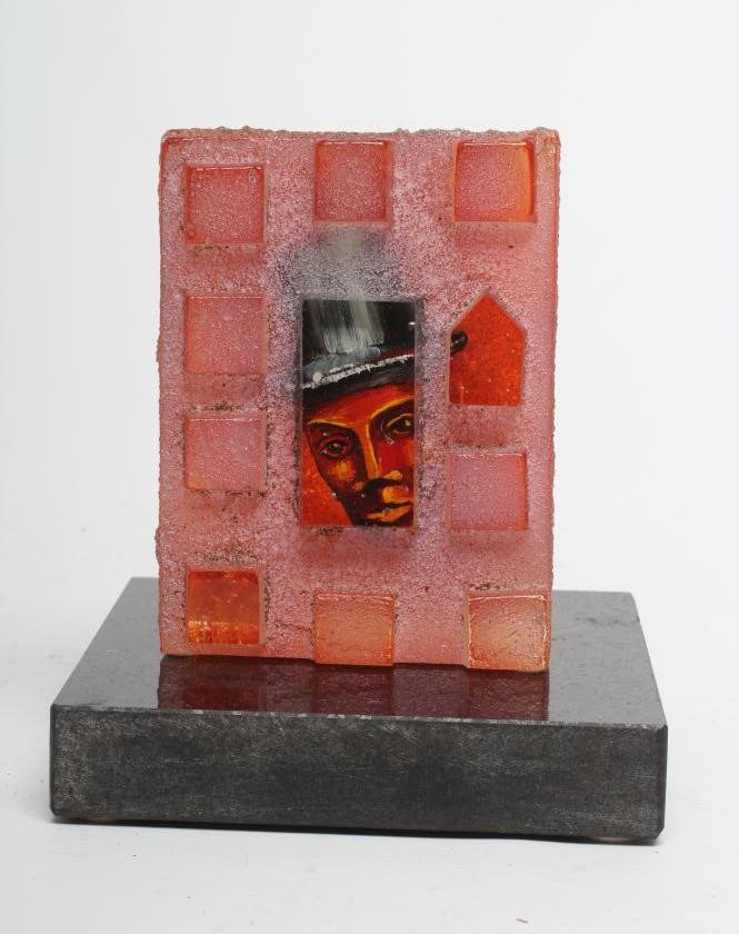 BERTIL VALLIEN FOR KOSTA BODA GLASS "Cube in The Box" Image