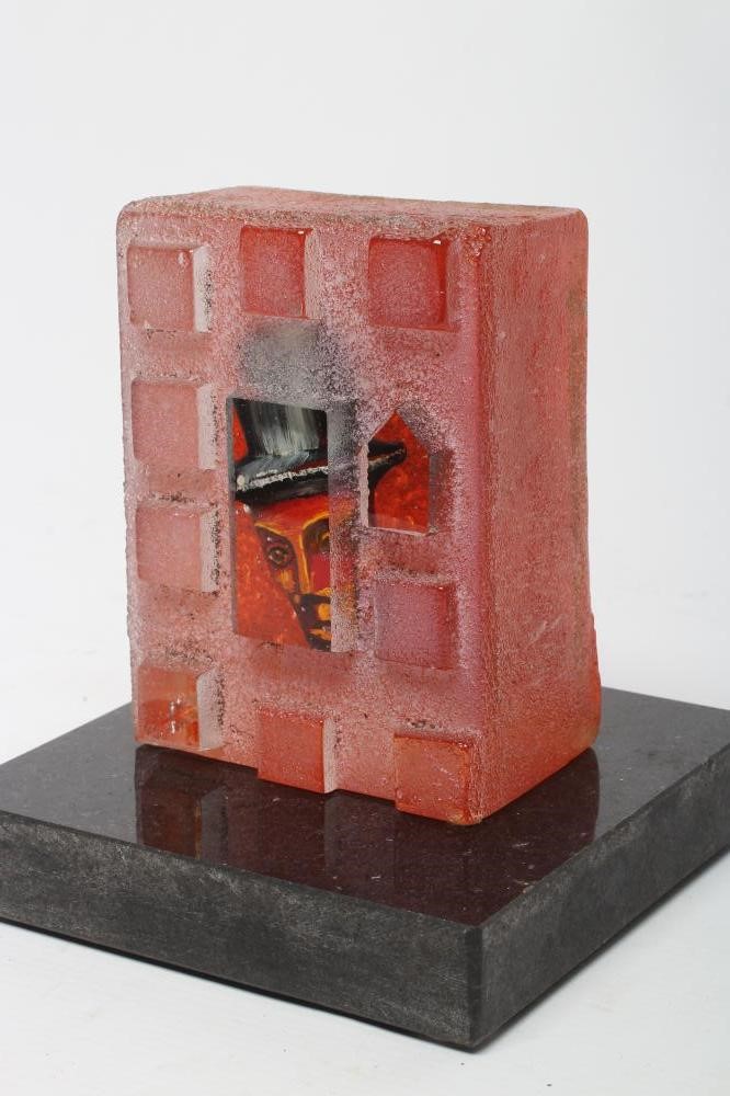 BERTIL VALLIEN FOR KOSTA BODA GLASS "Cube in The Box" Image