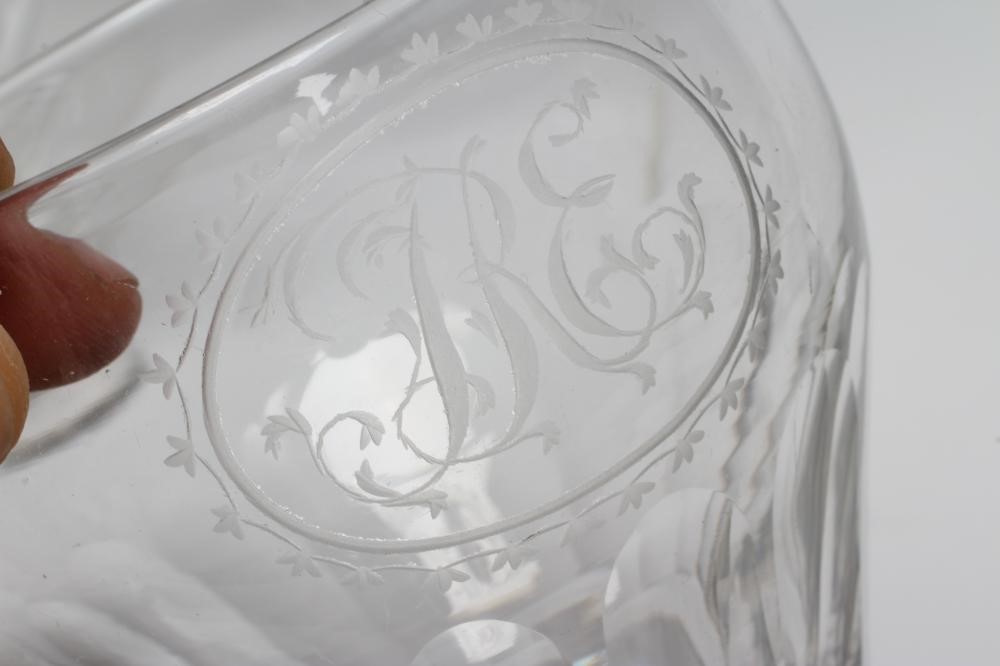 A PAIR OF GEORGIAN GLASS RUMMERS Image