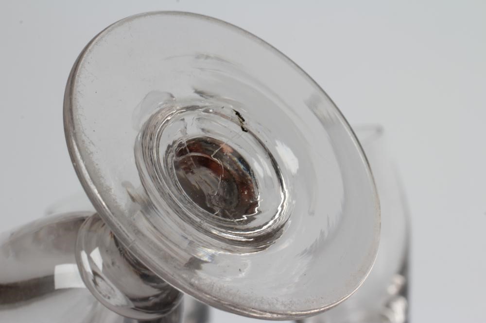 A PAIR OF GEORGIAN GLASS RUMMERS Image