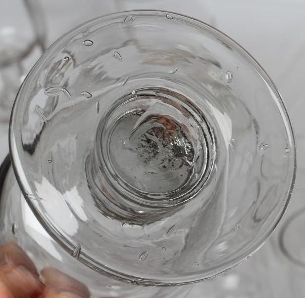 A COMPOSITE SET OF GEORGIAN AND LATER GLASS RUMMERS, the plain U shaped bowls on plain short stems, Image