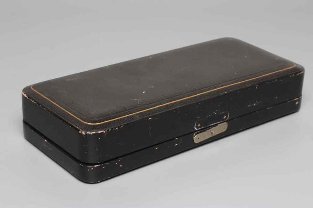 A SET OF SIX INDIVIDUAL SILVER CONDIMENT TRAYS, maker H J Cooper, Birmingham 1911, of shaped oblong Image