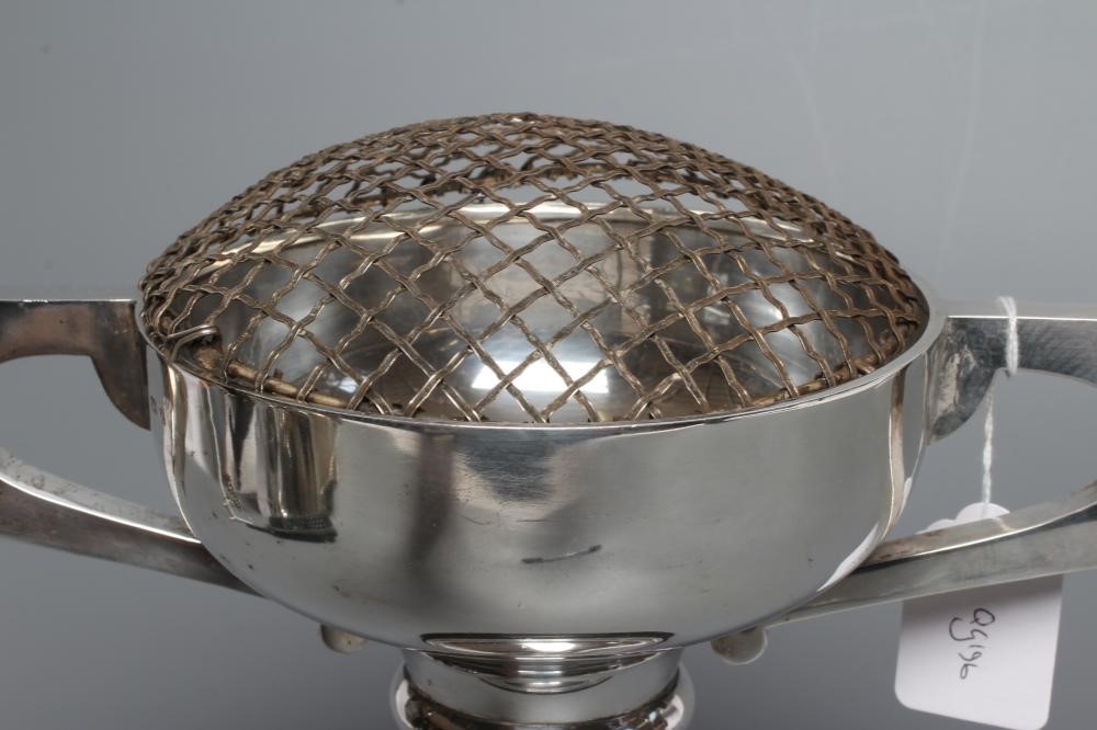 AN ART DECO TWO HANDLED SILVER TROPHY CUP Image