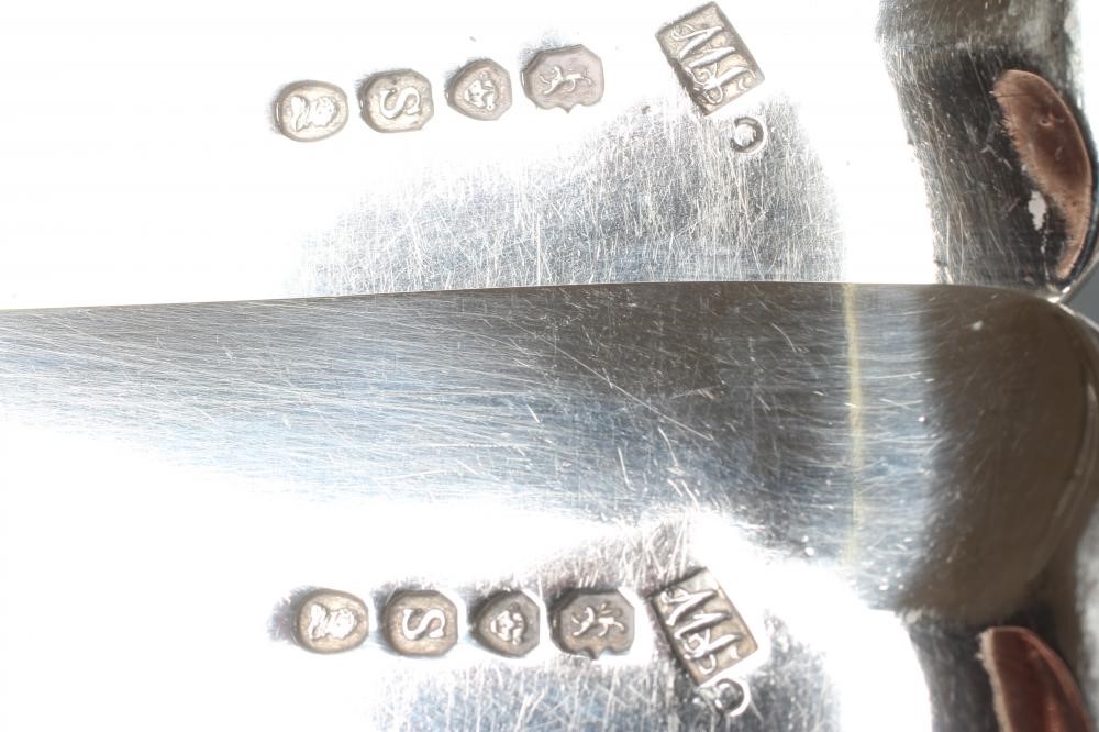 A PAIR OF WILLIAM IV SILVER BASTING SPOONS, maker's mark script J/I?W, London 1833, in fiddle Image