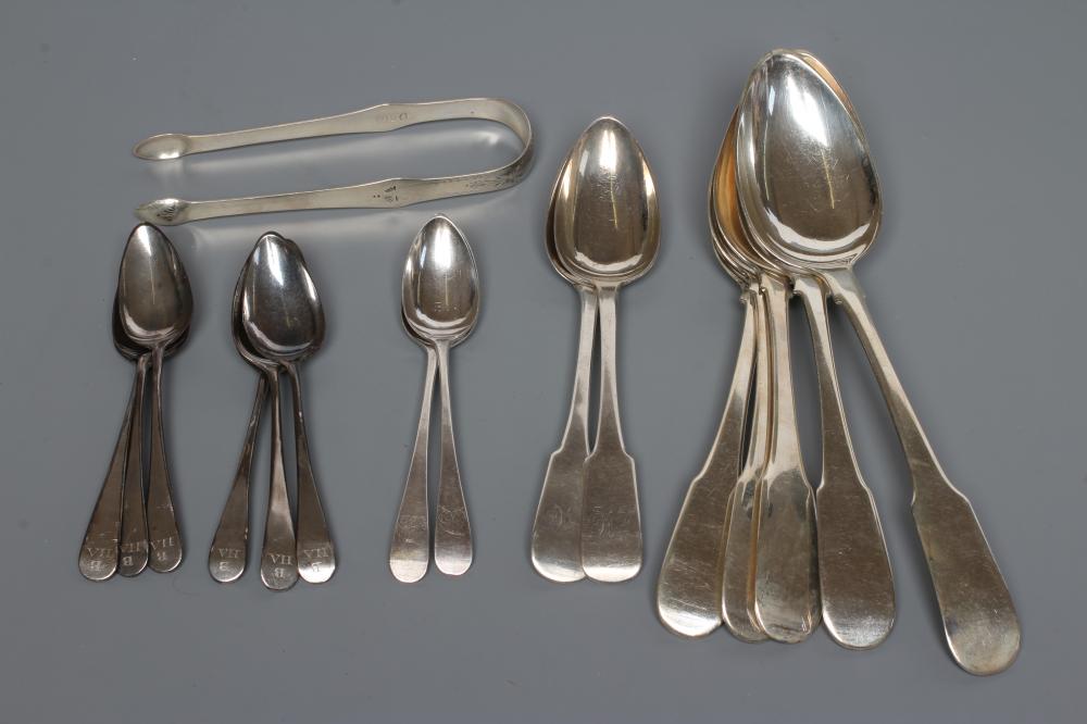 A COLLECTION OF PROVINCIAL SILVER FLATWARE Image