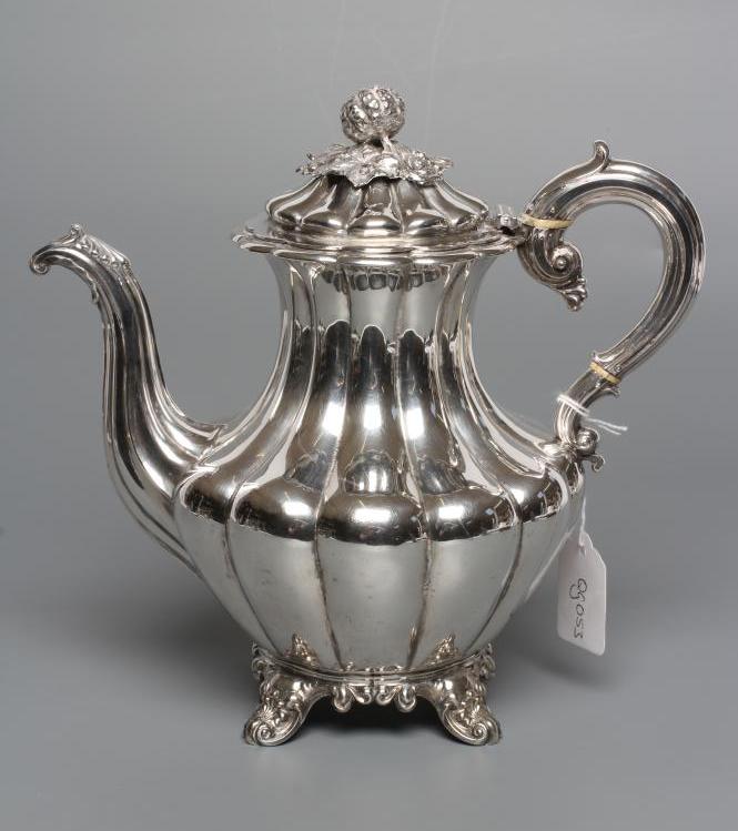 A WILLIAM IV COFFEE POT Image