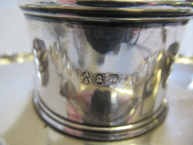 A WILLIAM IV SILVER DESK STANDISH Image