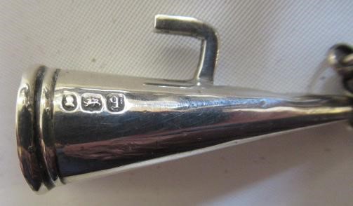 A WILLIAM IV SILVER DESK STANDISH Image