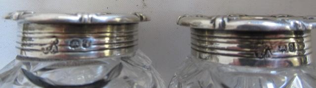 A WILLIAM IV SILVER DESK STANDISH Image