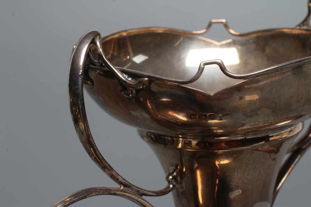 AN EDWARDIAN SILVER SMALL EPERGNE Image