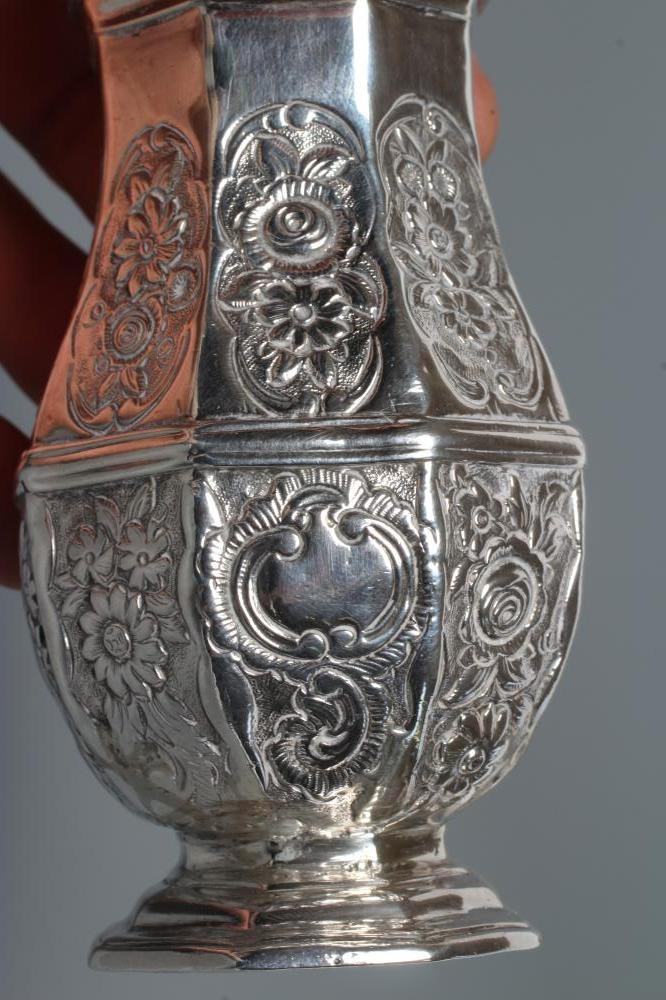 A GEORGE I BRITANNIA STANDARD SILVER SUGAR CASTER Image