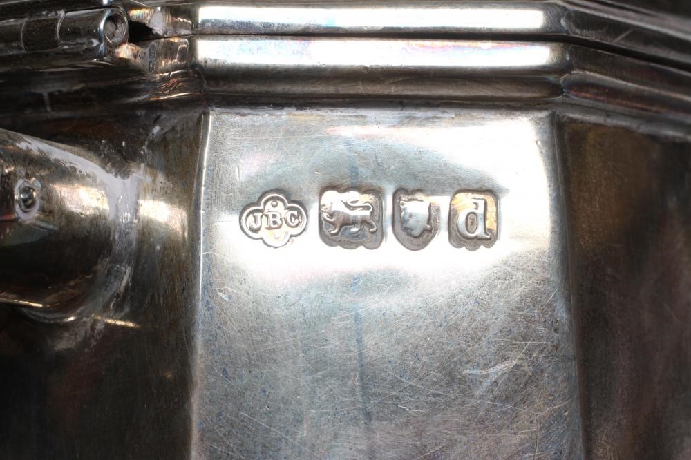 A LATE VICTORIAN SILVER COFFEE POT Image