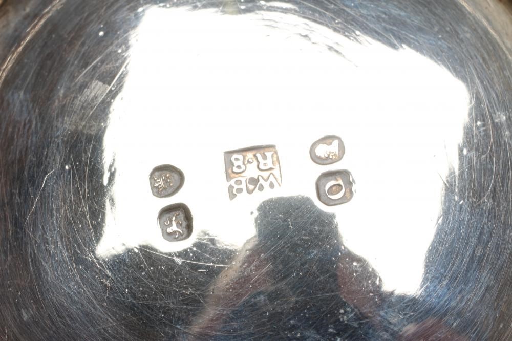 A LATE GEORGE III SILVER MILK JUG, maker Burwash and Sibley, London 1809, of semi-fluted squat Image