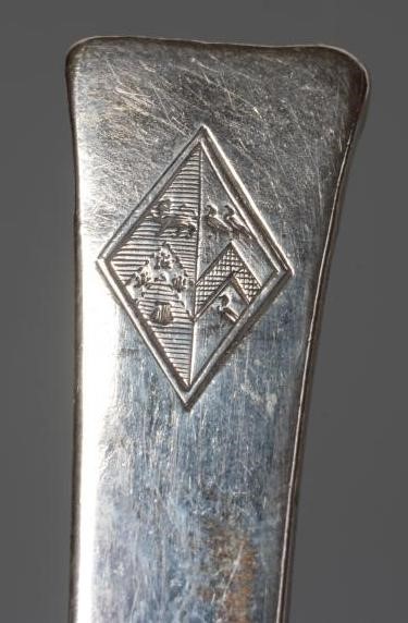 AN EARLY VICTORIAN SILVER CHRISTENING SPOON Image