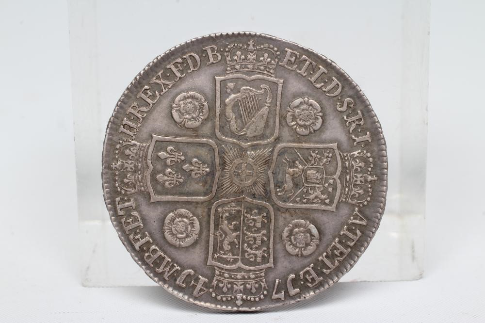 A GEORGE II CROWN, 1741, roses (Est. plus 24% premium inc. VAT) Image
