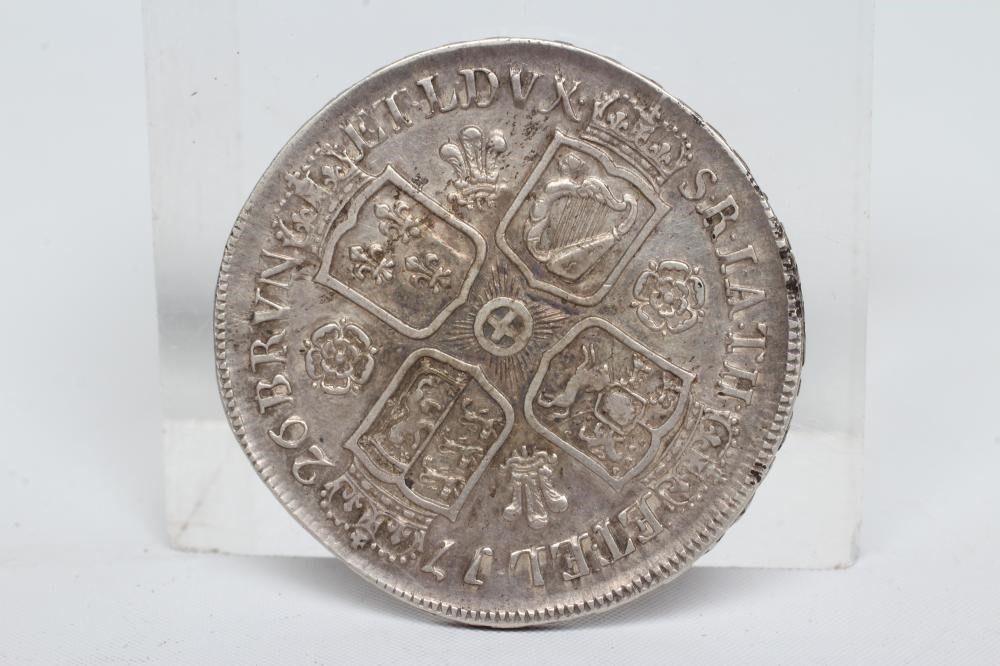 A GEORGE I CROWN, 1726, roses and plumes (Est. plus 24% premium inc. VAT) Image