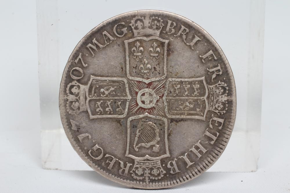 A QUEEN ANNE CROWN, 1707, 2nd bust with E below (Est. plus 24% premium inc. VAT) Image