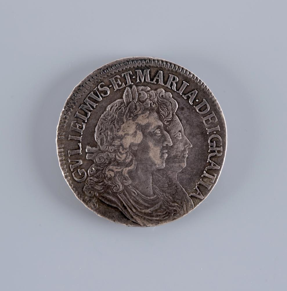 A WILLIAM & MARY CROWN, 1691, Tertio (Est. plus 24% premium inc. VAT) Image
