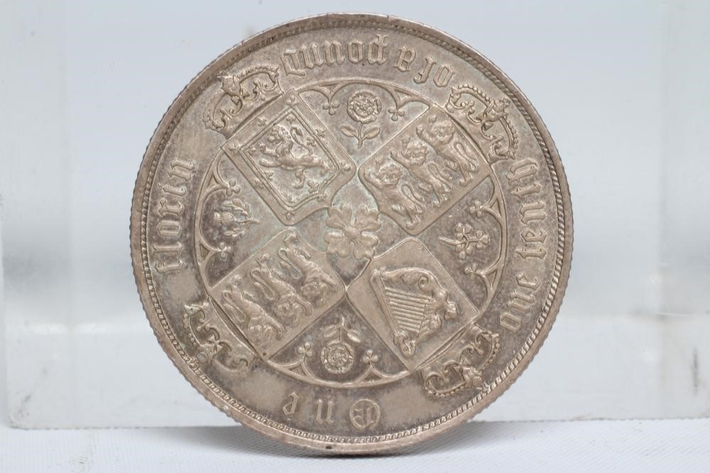 A VICTORIA GOTHIC FLORIN, 1884, crowned bust, cruciform back (Est. plus 24% premium inc. VAT) Image