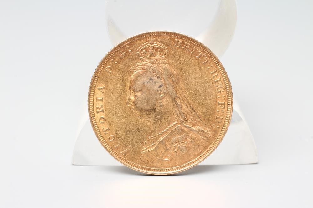 A VICTORIA JH SOVEREIGN, 1891, 8g (Est. plus 20% premium) Image