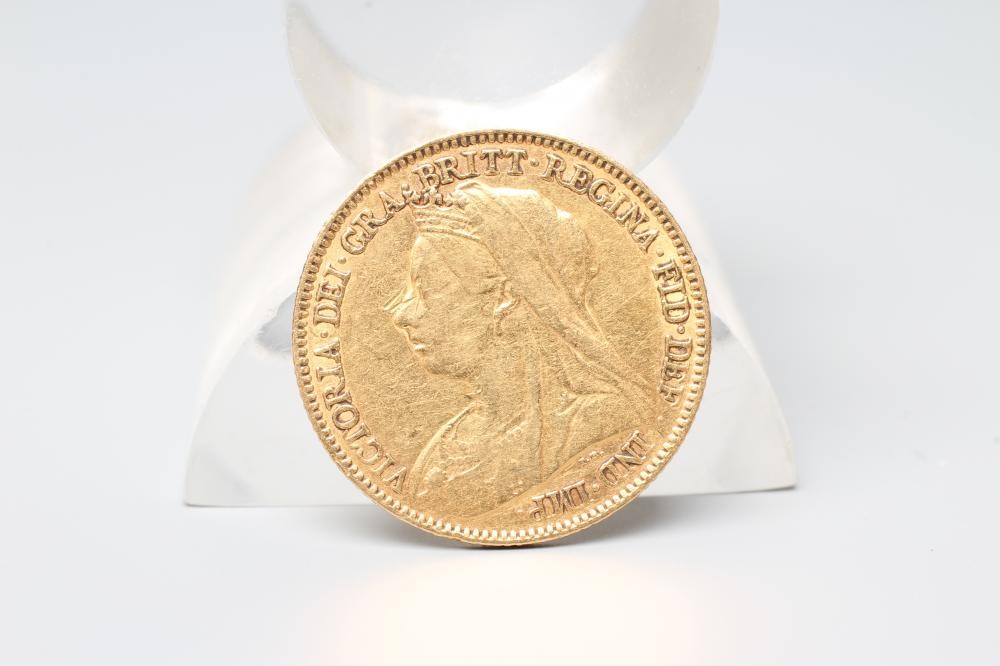 A VICTORIA OH HALF SOVEREIGN, 1897, 4g (Est. plus 20% premium) Image