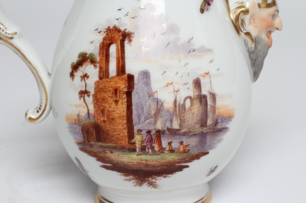 A KPM PORCELAIN SMALL COFFEE POT Image