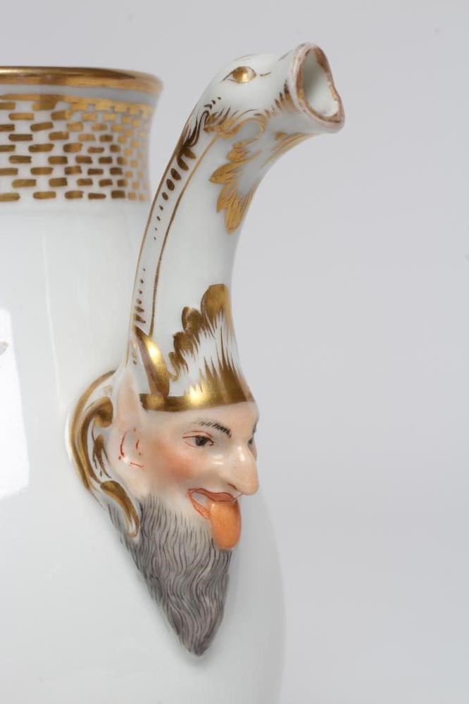 A KPM PORCELAIN SMALL COFFEE POT Image