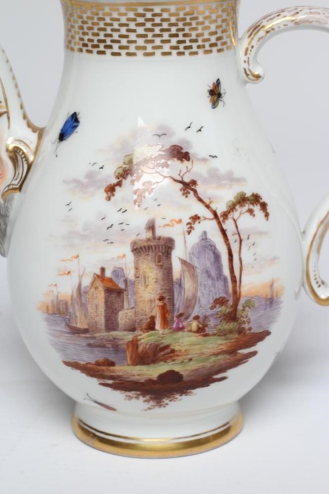 A KPM PORCELAIN SMALL COFFEE POT Image