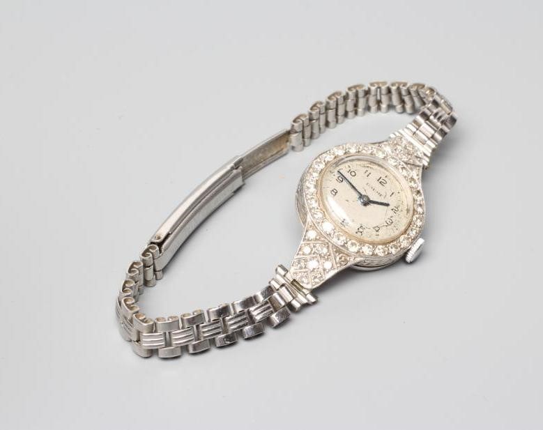 A DIAMOND COCKTAIL WATCH Image