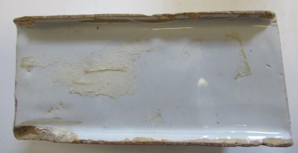 AN ENGLISH DELFT FLOWER BRICK Image