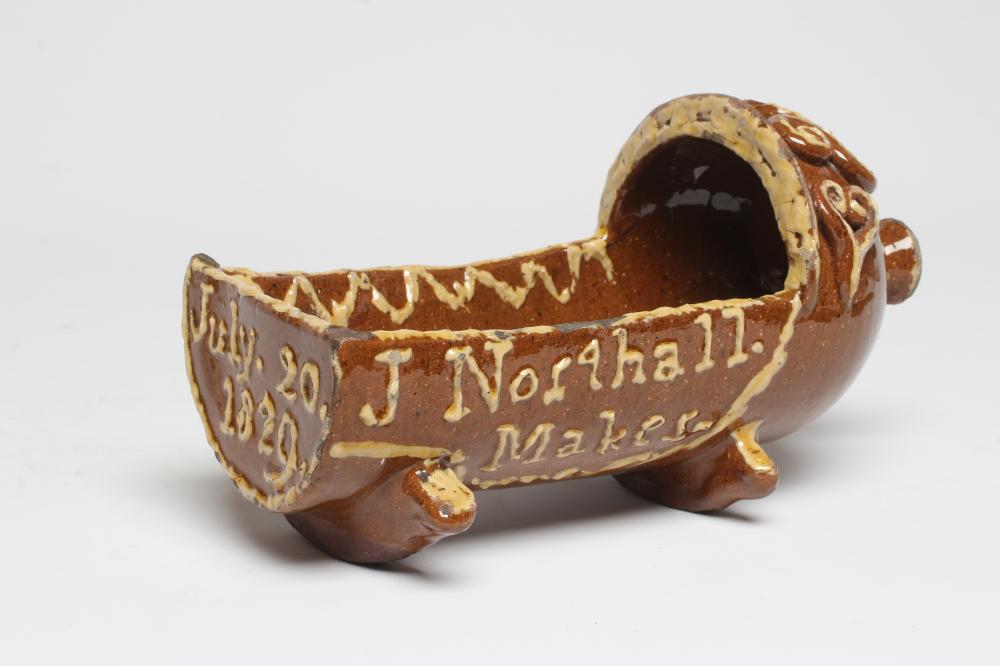 A DOCUMENTARY SLIPWARE CRADLE Image