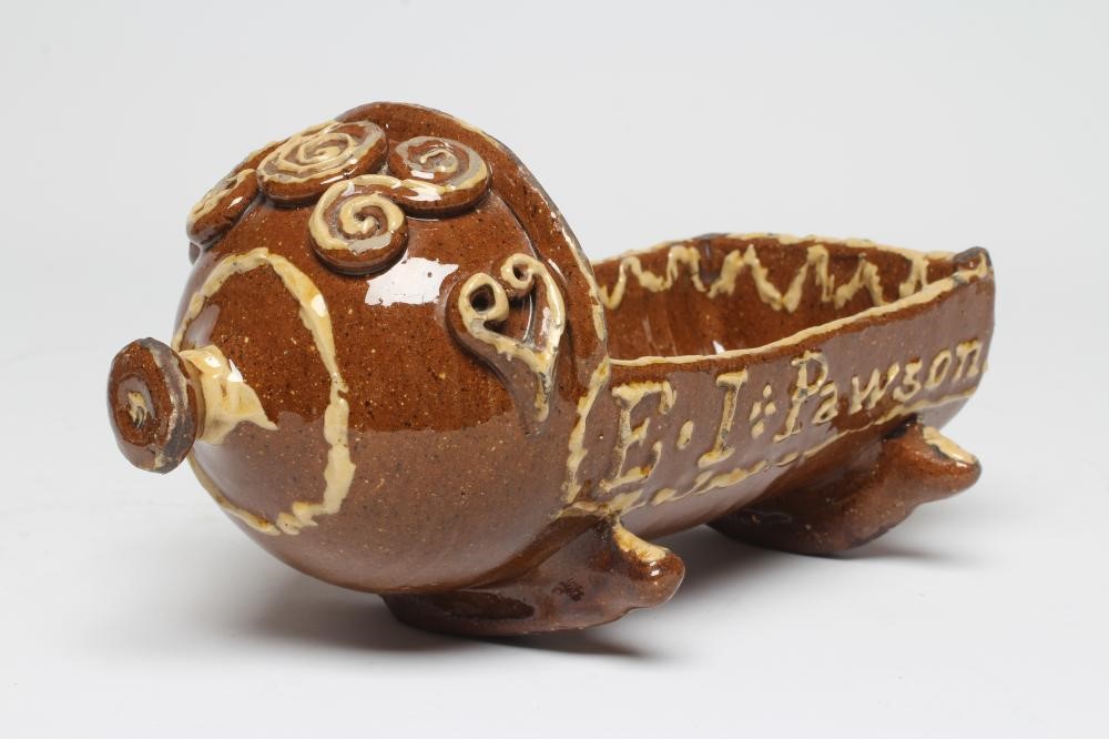 A DOCUMENTARY SLIPWARE CRADLE Image