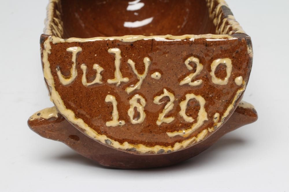 A DOCUMENTARY SLIPWARE CRADLE Image